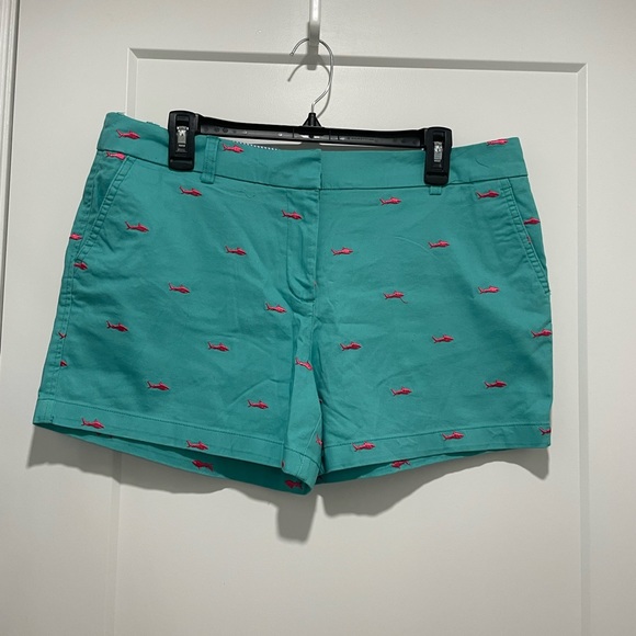 British Khaki Pants - British Khaki Teal Shorts Pink Sharks
